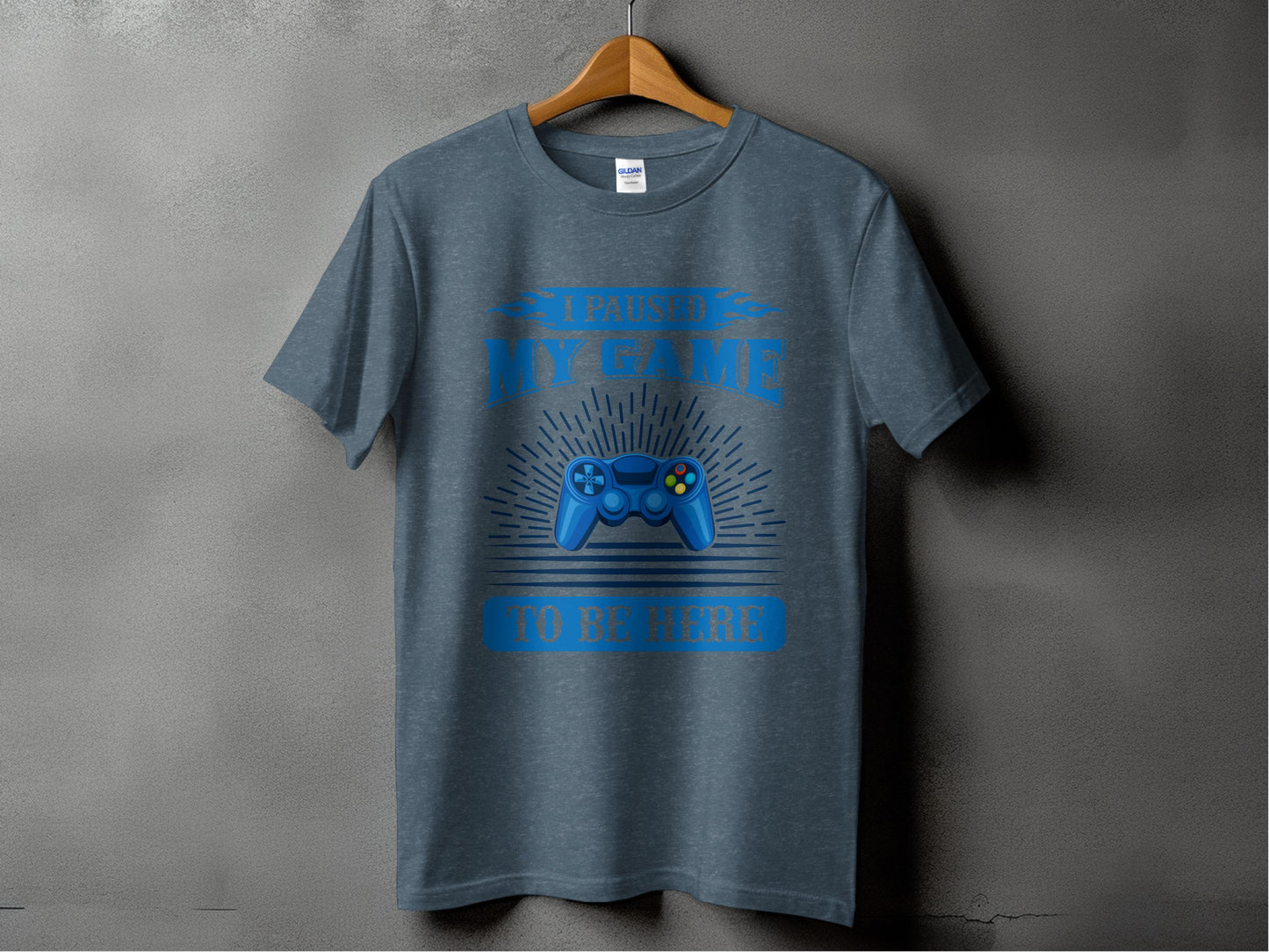 I Paused My Game To Be Here Funny Gamer T-shirt product