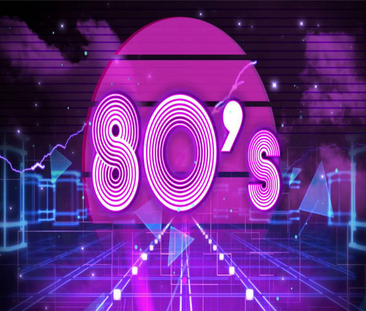 Retro 80's Neon Grid Cyberpunk Style Poster product type