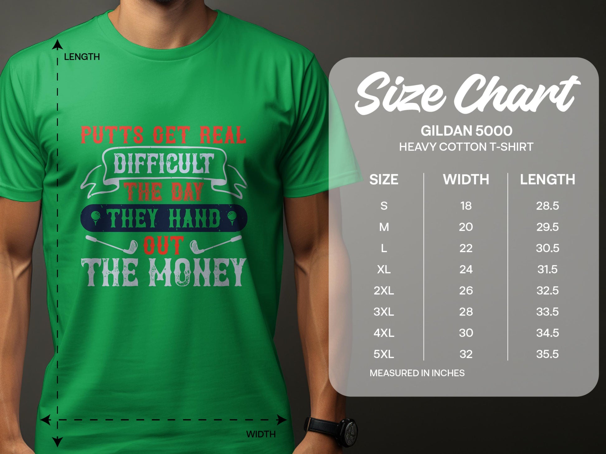 Putts Get Real Difficult T-Shirt product type