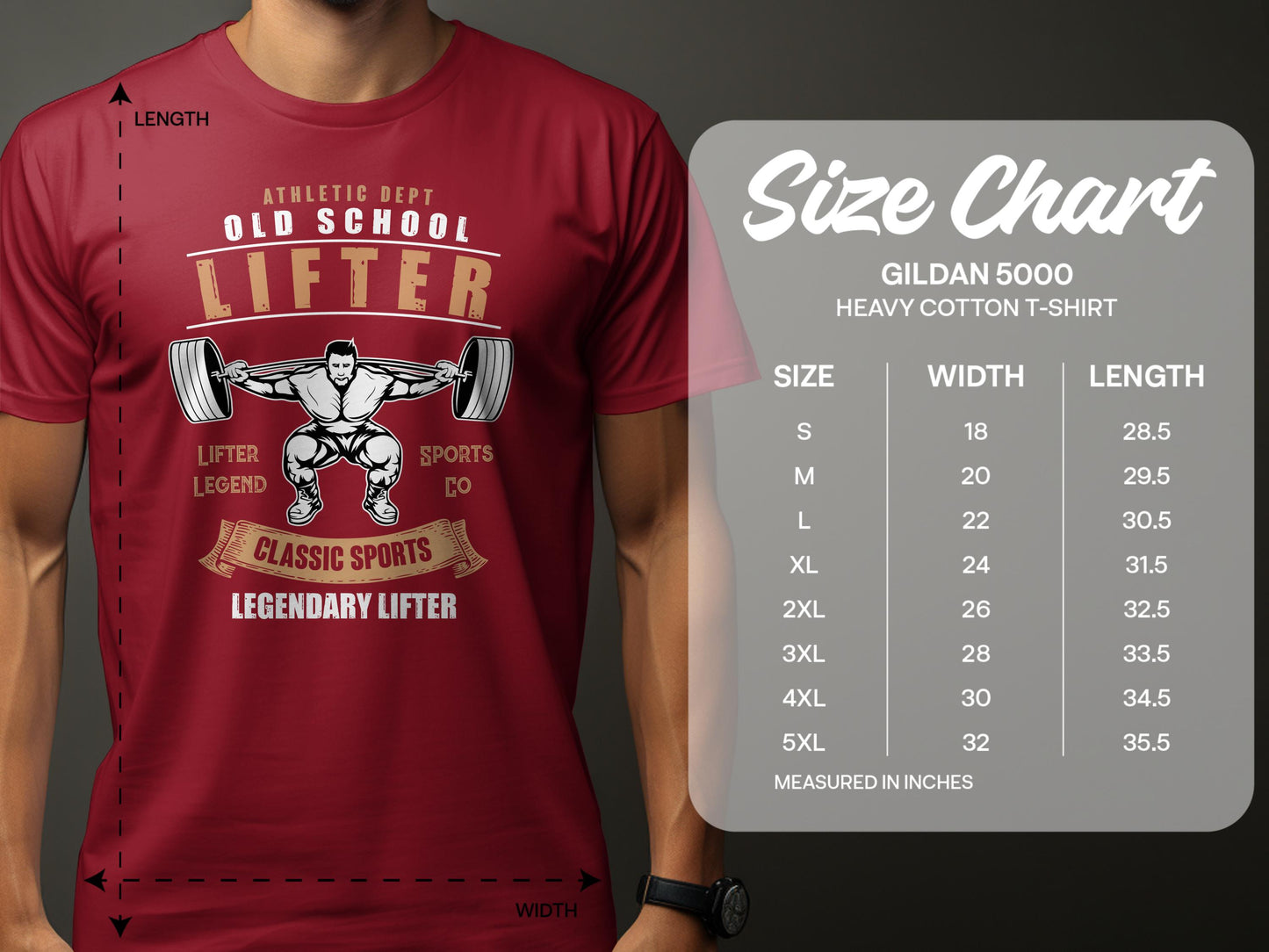 Old School Lifter Classic Sports T-shirt product