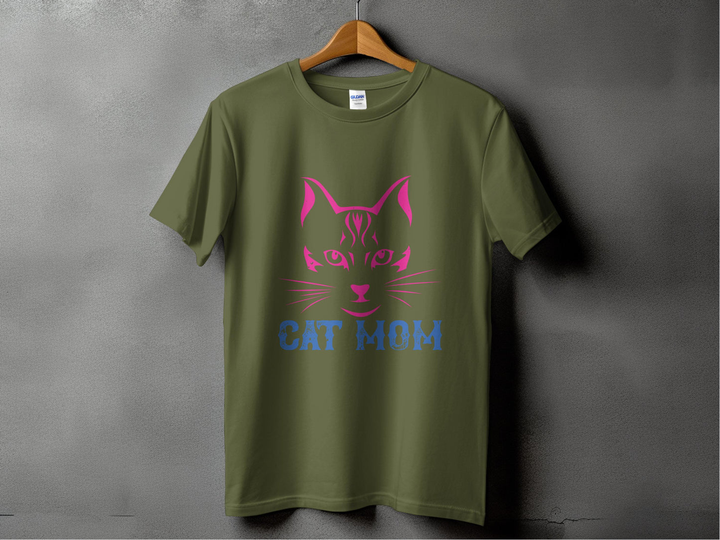 Cat Mom Graphic T-shirt with Stylish Cat Design product