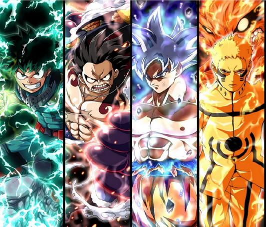 Vibrant Anime Heroes Poster for Collectors product