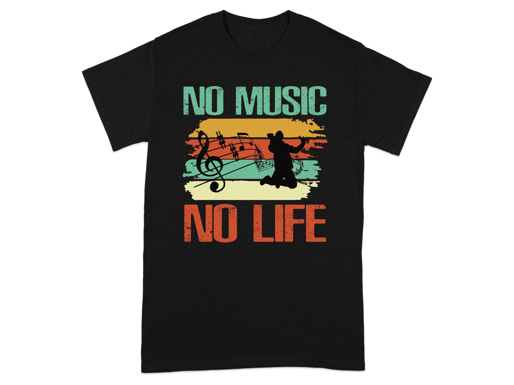 No Music No Life Graphic Print T-shirt product type
