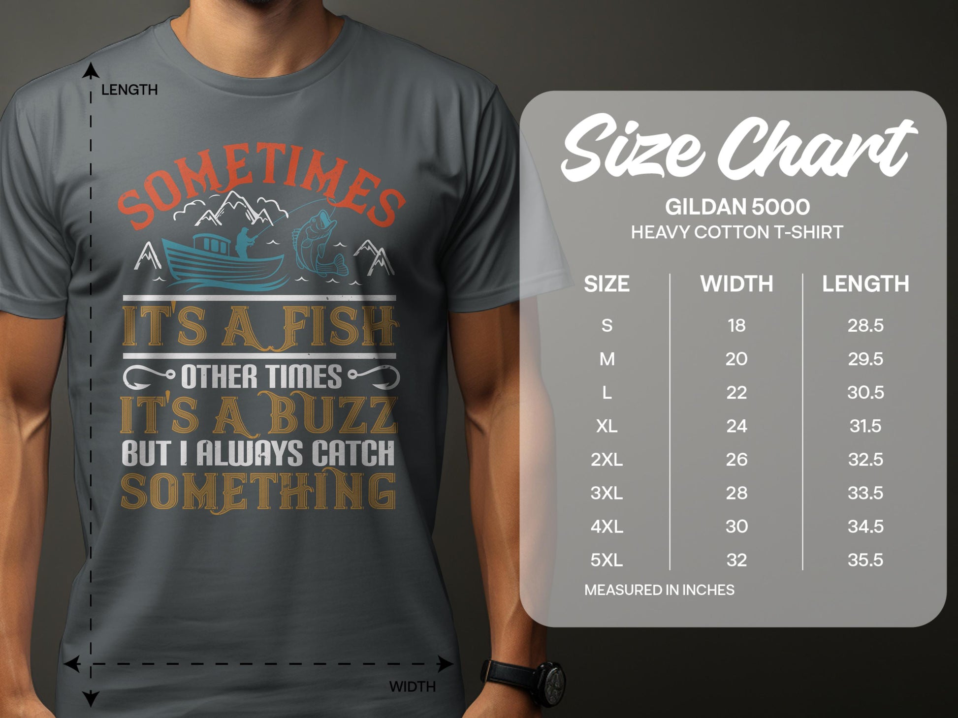 Sometimes Its A Fish Fishing T-shirt novelty product