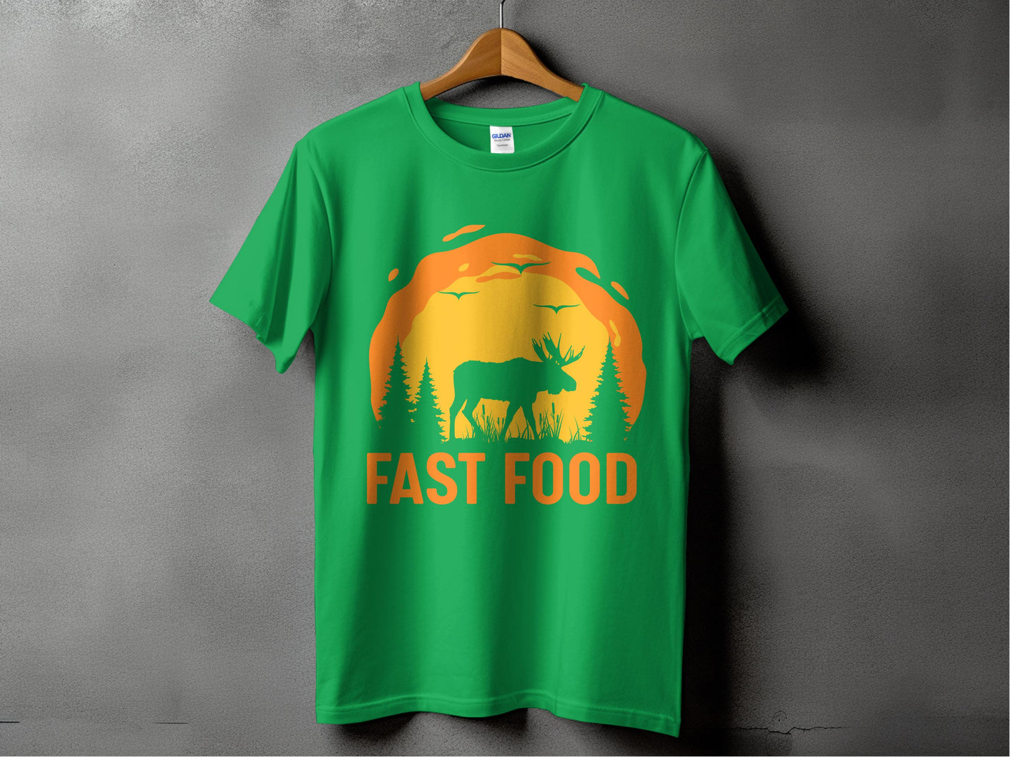 Fast Food Forest Theme Graphic T-shirt product type