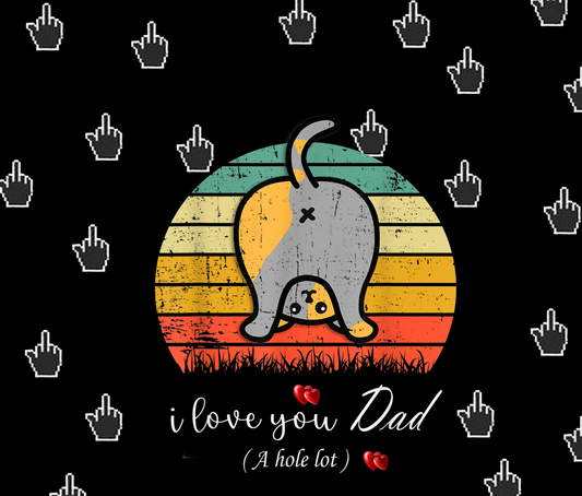 I Love You Dad Retro Graphic Design Shirt product