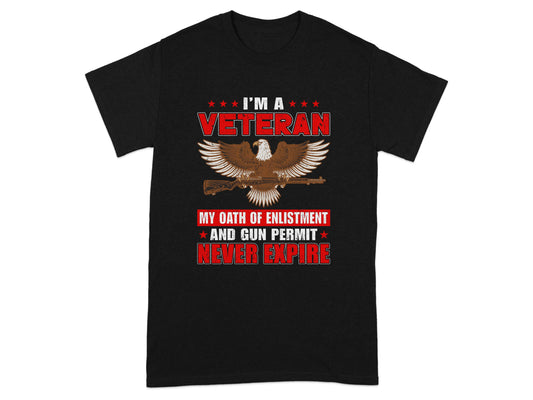 I'm a Veteran My Oath of Enlistment T-shirt product type