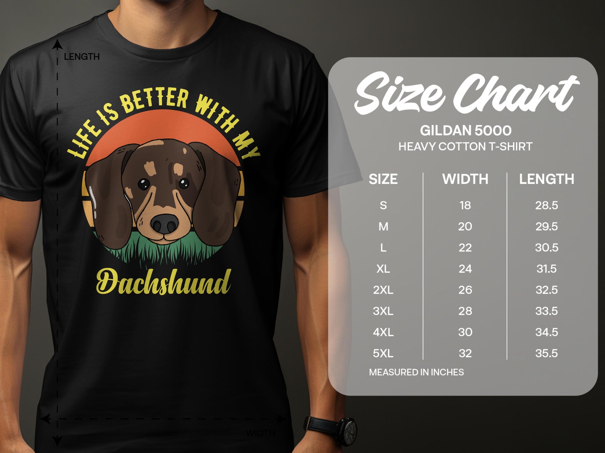 Life is Better With My Dachshund T-shirt product