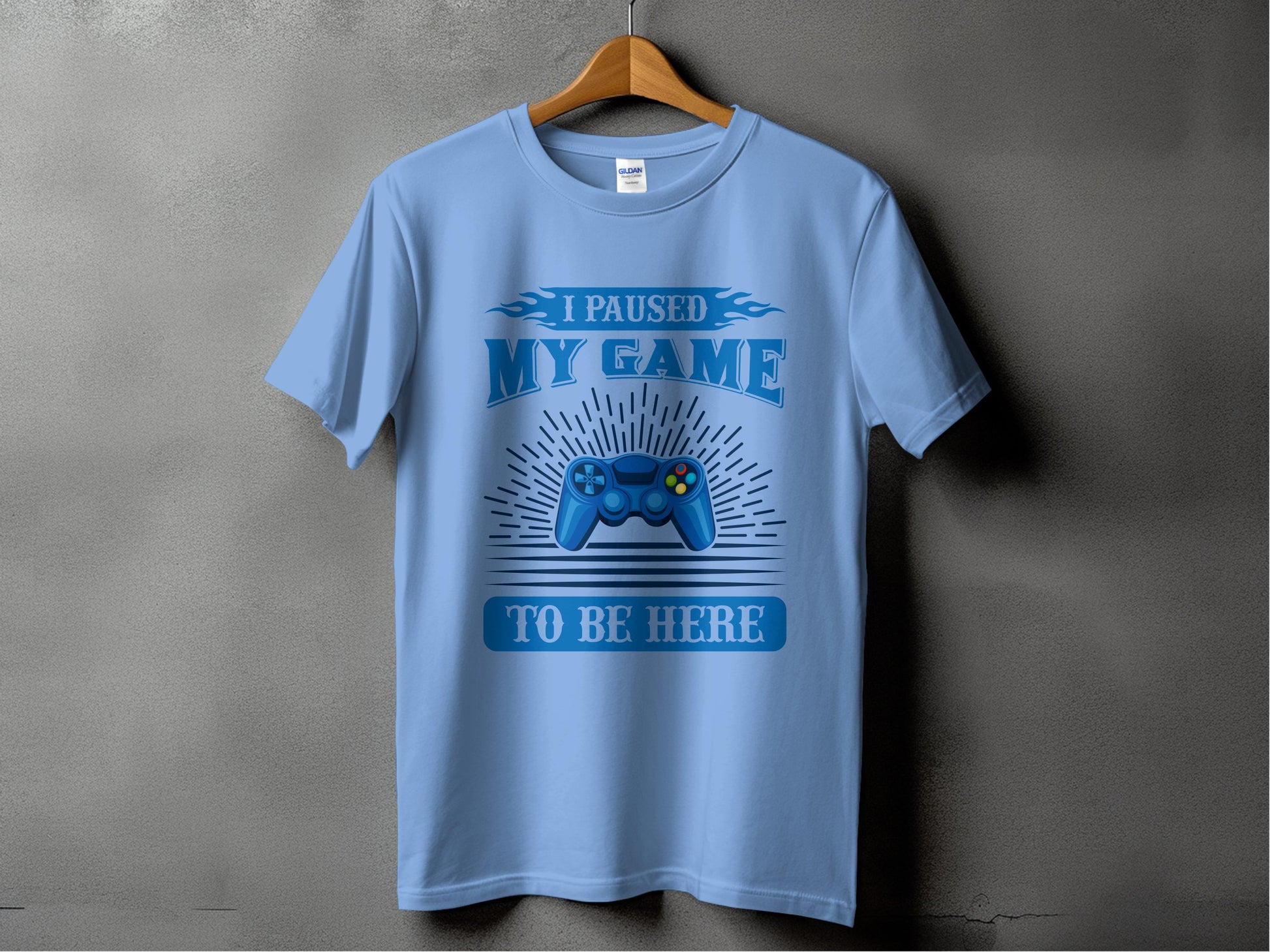 I Paused My Game To Be Here Gaming T-Shirt product type
