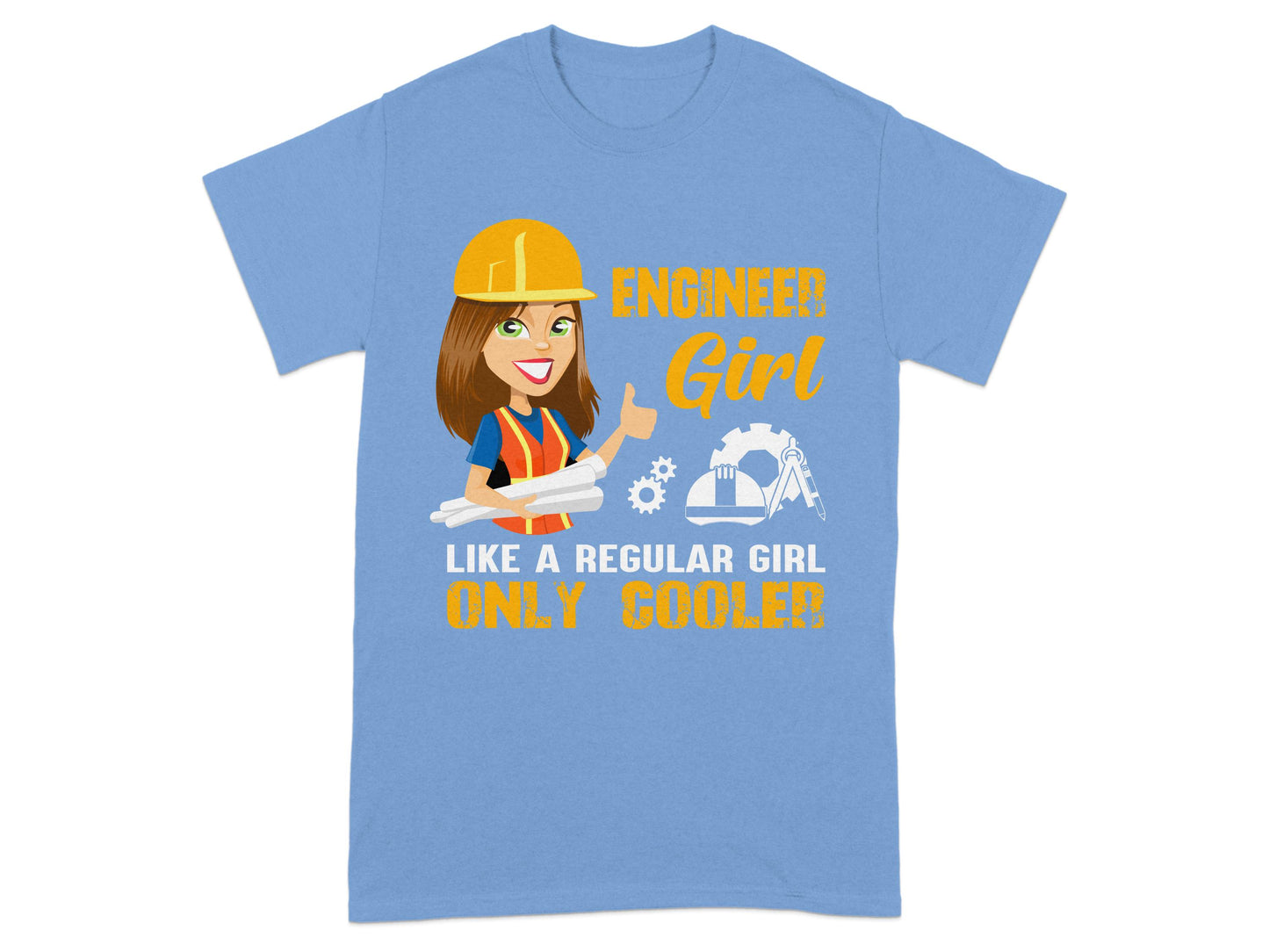 Engineer Girl Only Cooler Funny Graphic T-Shirt product type