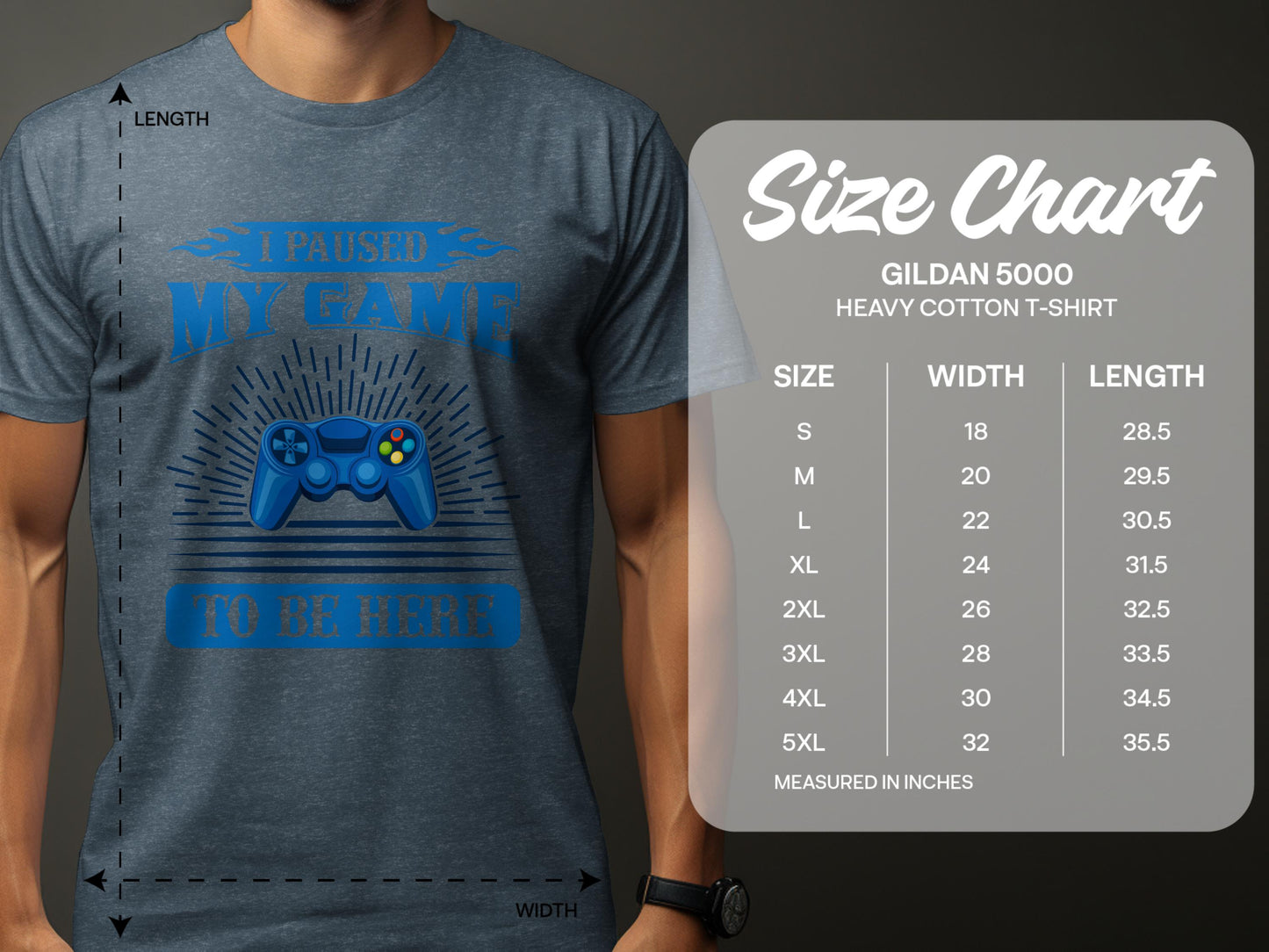 I Paused My Game To Be Here Graphic Tee product type
