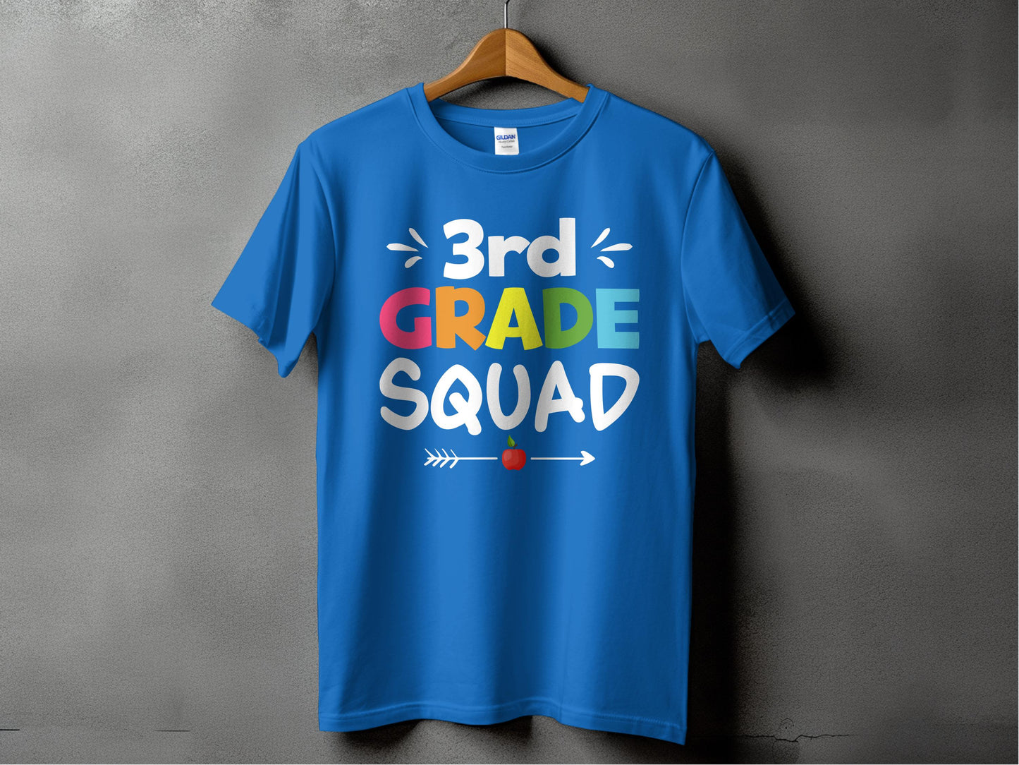 3rd Grade Squad Colorful Design Graphic T Shirt product