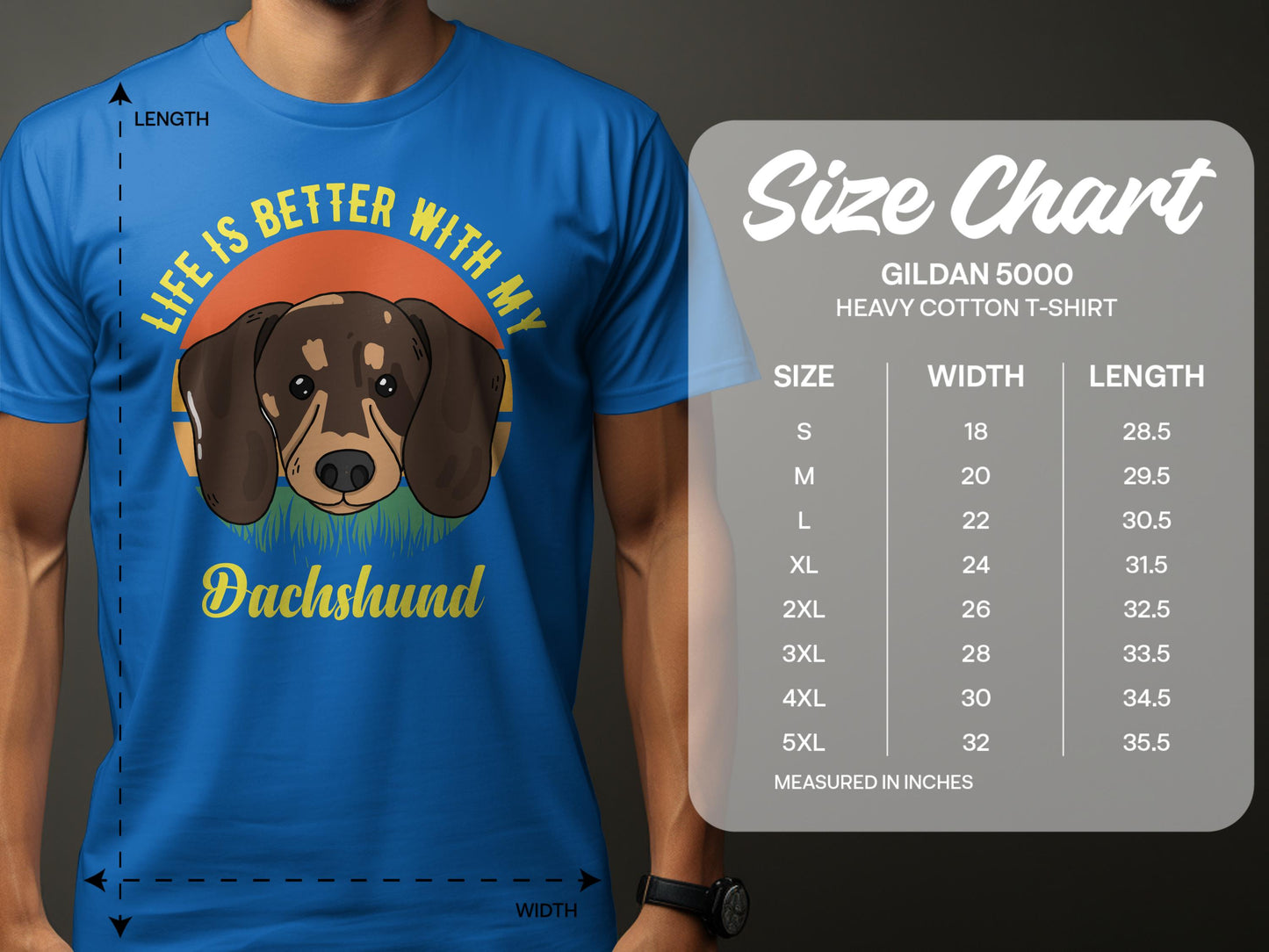 Life is Better With My Dachshund T-shirt product