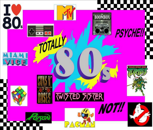 Totally 80s Psyche Retro Vintage Fun Poster product