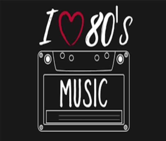 I Love 80's Music Retro Cassette Tape Themed product