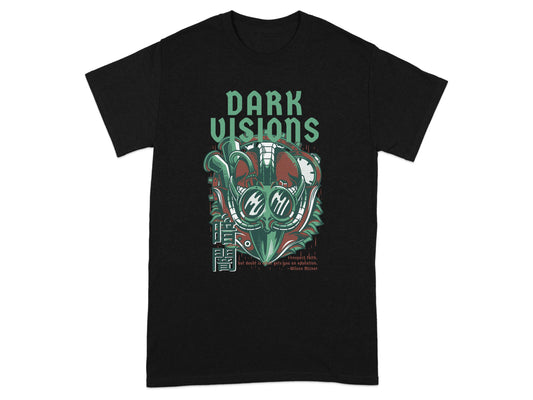 Dark Visions Graphic T-Shirt with Unique Print product type